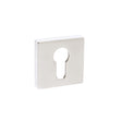 Quality image of Forme Euro Escutcheons on Minimal Square Rose - Polished Nickel | Sku. fmsepn | available from Trade Door Handles.