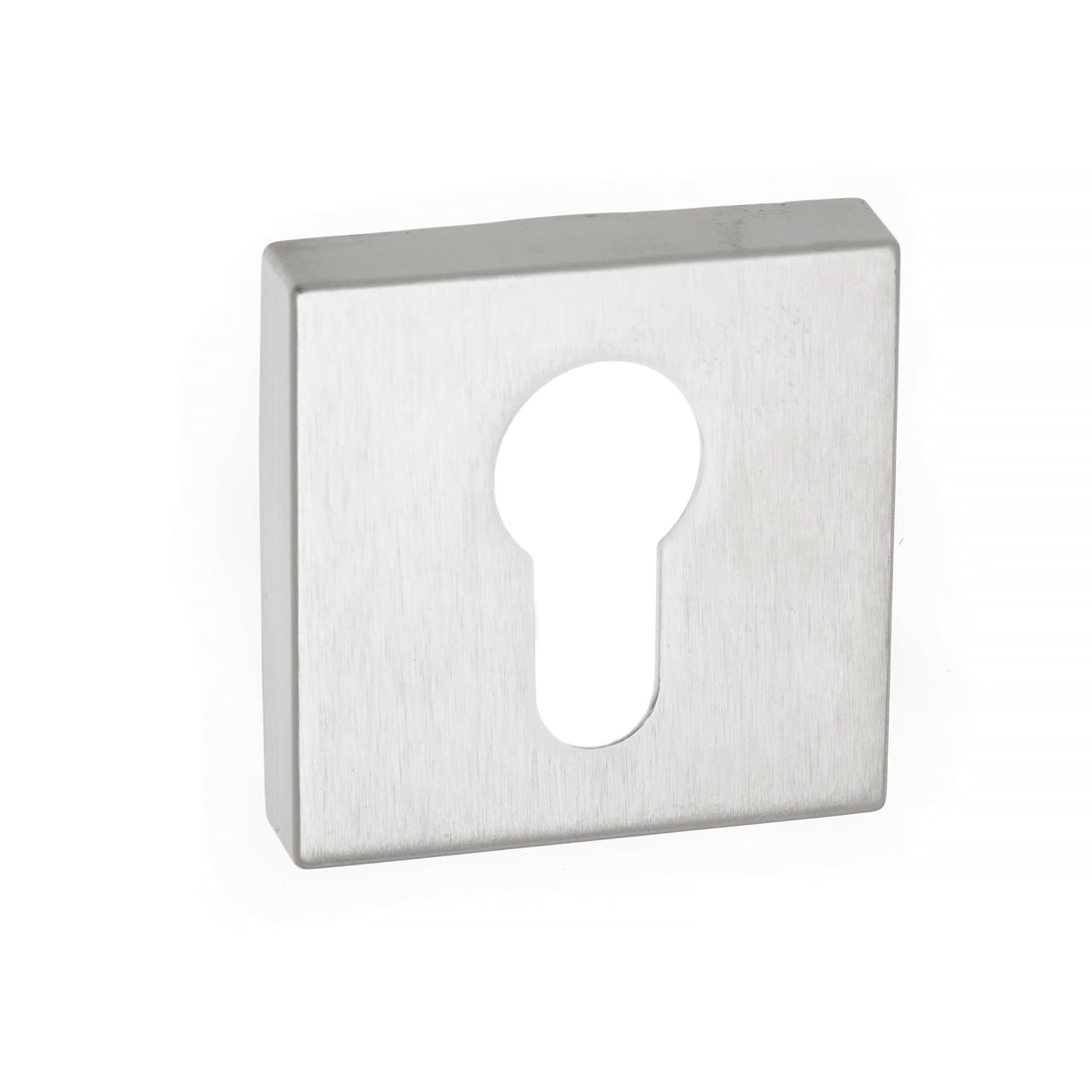 Quality image of Forme Euro Escutcheons on Minimal Square Rose - Satin Chrome | Sku. fmsesc | available from Trade Door Handles.