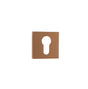 Quality image of Forme Euro Escutcheons on Minimal Square Rose - Urban Satin Copper | Sku. fmseusc | available from Trade Door Handles.