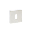 Quality image of Forme Key Escutcheons on Minimal Square Rose - Polished Nickel | Sku. fmskpn | available from Trade Door Handles.