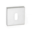 Quality image of Forme Key Escutcheons on Minimal Square Rose - Satin Chrome | Sku. fmsksc | available from Trade Door Handles.