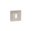 Quality image of Forme Key Escutcheons on Minimal Square Rose - Satin Nickel | Sku. fmsksn | available from Trade Door Handles.