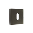 Quality image of Forme Key Escutcheons on Minimal Square Rose - Urban Dark Bronze | Sku. fmskudb | available from Trade Door Handles.