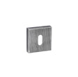 Quality image of Forme Key Escutcheons on Minimal Square Rose - Urban Graphite | Sku. fmskug | available from Trade Door Handles.
