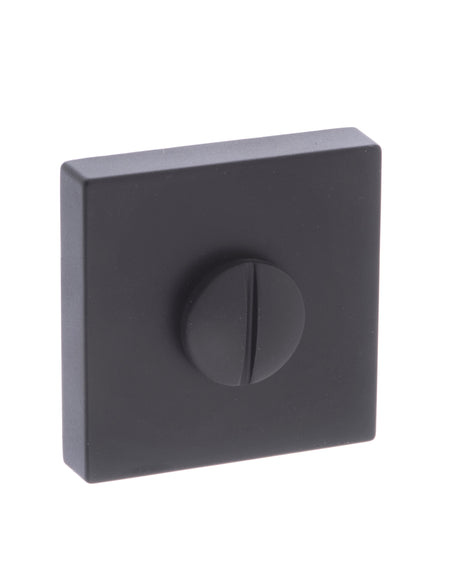 Quality image of Forme WC Turn and Release on Minimal Square Rose - Matt Black | Sku. fmswcmb | available from Trade Door Handles.