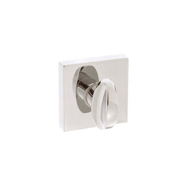 Quality image of Forme WC Turn and Release on Minimal Square Rose - Polished Nickel | Sku. fmswcpn | available from Trade Door Handles.
