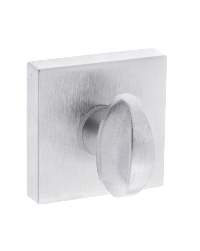 Quality image of Forme WC Turn and Release on Minimal Square Rose - Satin Chrome | Sku. fmswcsc | available from Trade Door Handles.