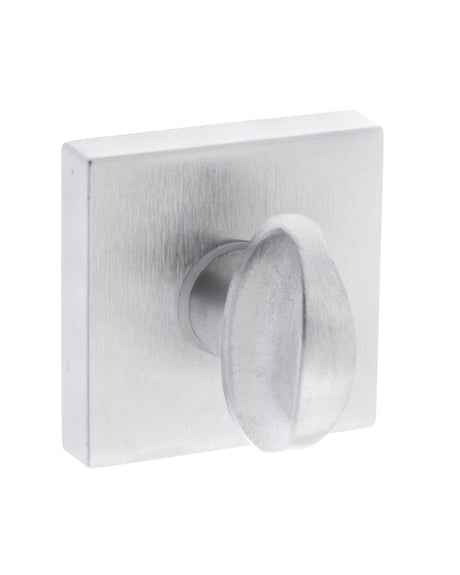 Quality image of CleanTouch Anti-Bac WC Turn and Release on Minimal Square Rose - Satin Chrome | Sku. ctfmswcsc | available from Trade Door Handles.