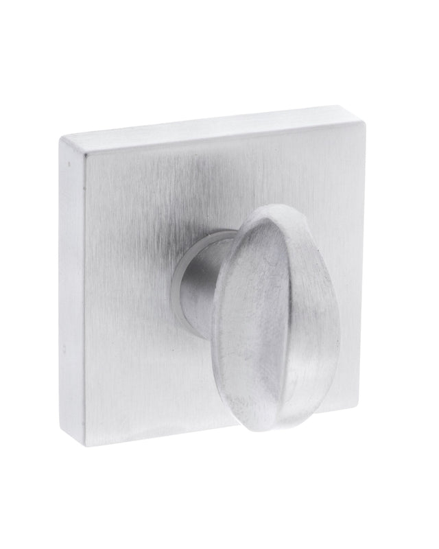 Quality image of CleanTouch Anti-Bac WC Turn and Release on Minimal Square Rose - Satin Chrome | Sku. ctfmswcsc | available from Trade Door Handles.