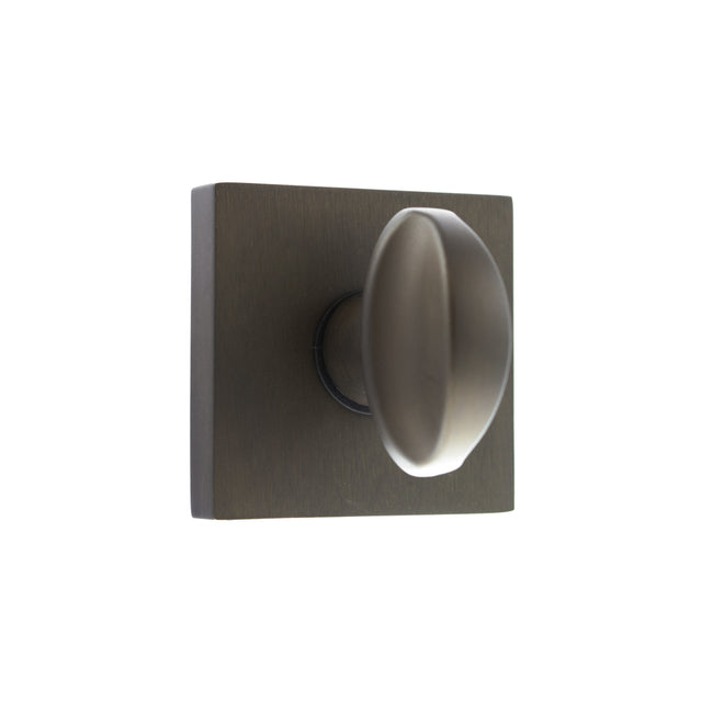 Quality image of Forme WC Turn and Release on Minimal Square Rose - Urban Dark Bronze | Sku. fmswcudb | available from Trade Door Handles.