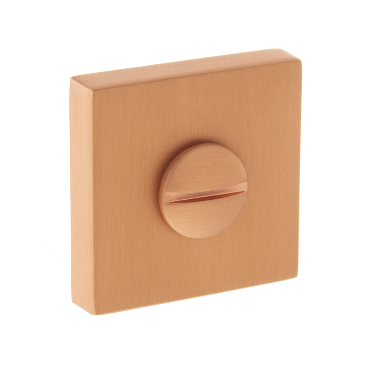 Quality image of Forme WC Turn and Release on Minimal Square Rose - Urban Satin Copper | Sku. fmswcusc | available from Trade Door Handles.