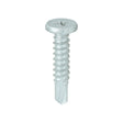 This is an image of Timco - Metal Construction Sheet & Framing Screws - PH - Low Profile Pancake - Exterior - Silver Organic 5.5 x 26mm - (500 PCS Box) FP26