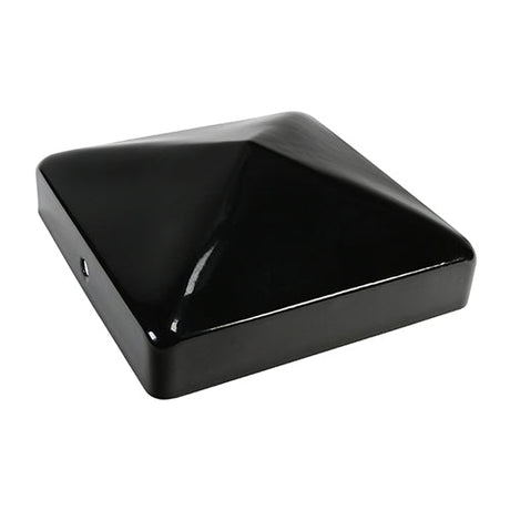 This is an image of Timco - Fence Post Cap - Epoxy Black 50mm FPC50B
