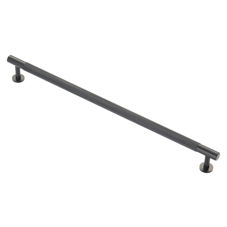 High quality image of FTD - Knurled Pull Handle 320mm c/c - Matt Black | Sku. ftd700hmb | Trade Door Handles.