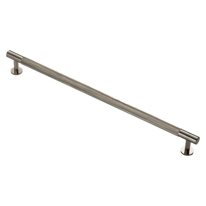 High quality image of FTD - Knurled Pull Handle 320mm c/c - Satin Nickel | Sku. ftd700hsn | Trade Door Handles.