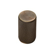 High quality image of FTD - Knurled Knob - Antique Brass | Sku. ftd702ab | Trade Door Handles.