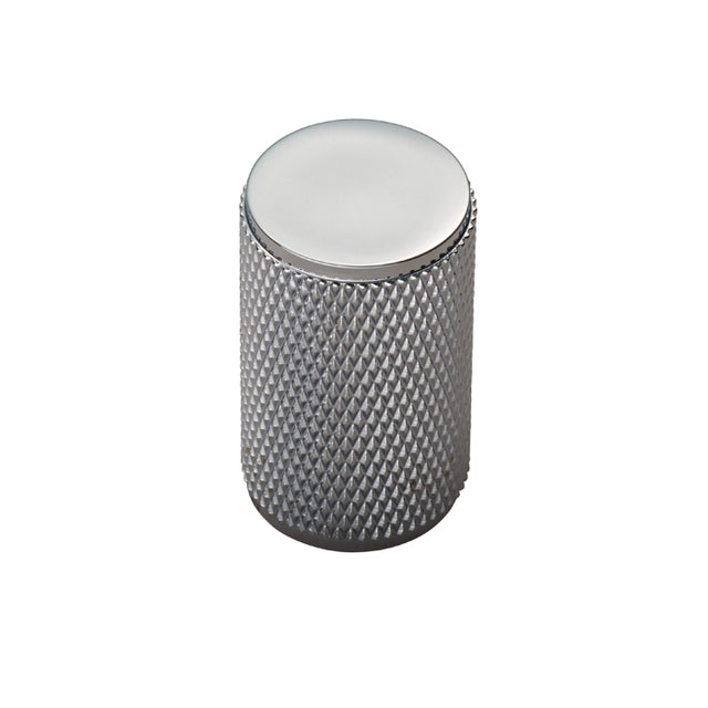 High quality image of FTD - Knurled Knob - Polished Chrome | Sku. ftd702cp | Trade Door Handles.