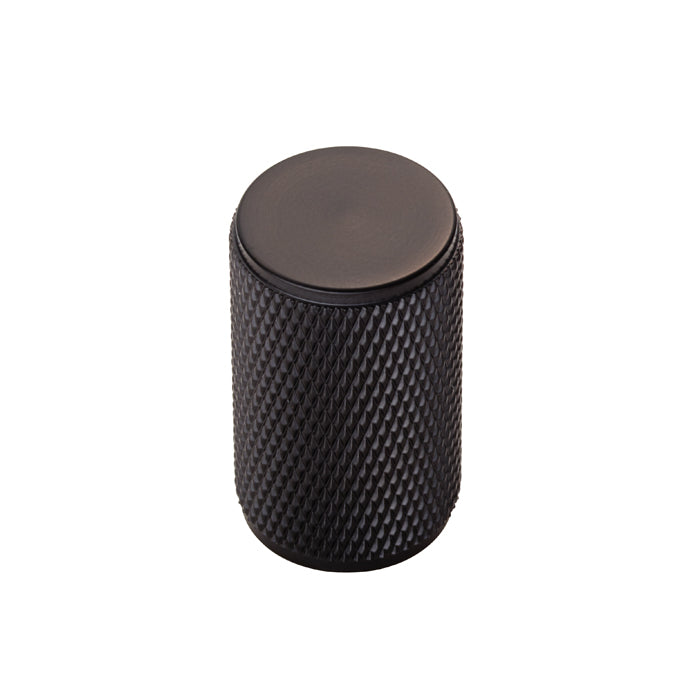 High quality image of FTD - Knurled Knob - Matt Black | Sku. ftd702mb | Trade Door Handles.