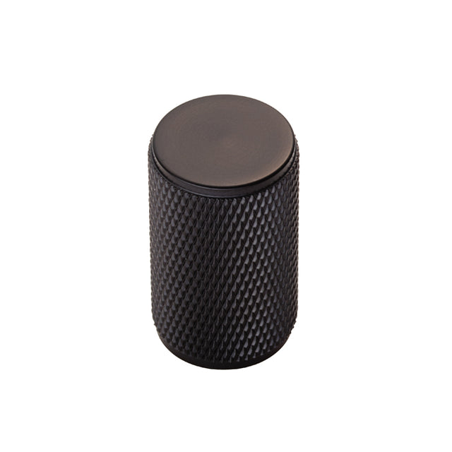 High quality image of FTD - Knurled Knob - Matt Black | Sku. ftd702mb | Trade Door Handles.