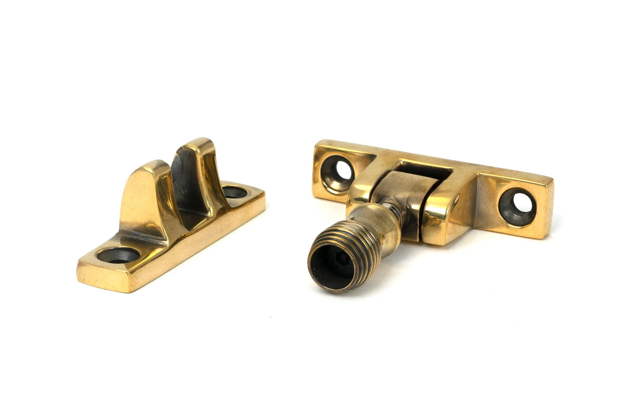 From The Anvil - Aged Brass Beehive Brighton Fastener - Narrow (Square)