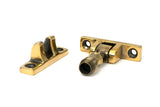 From The Anvil - Aged Brass Beehive Brighton Fastener - Narrow (Square)