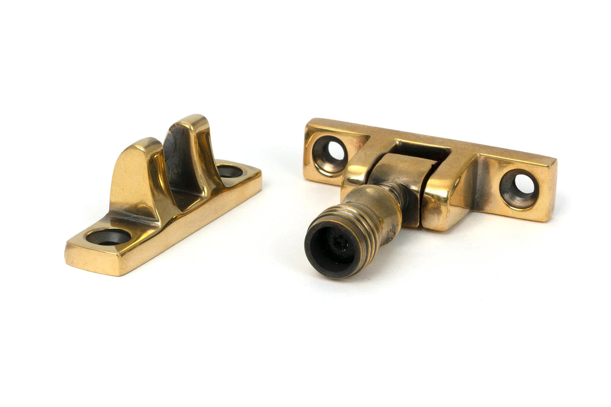 From The Anvil - Aged Brass Prestbury Brighton Fastener - Narrow (Square)