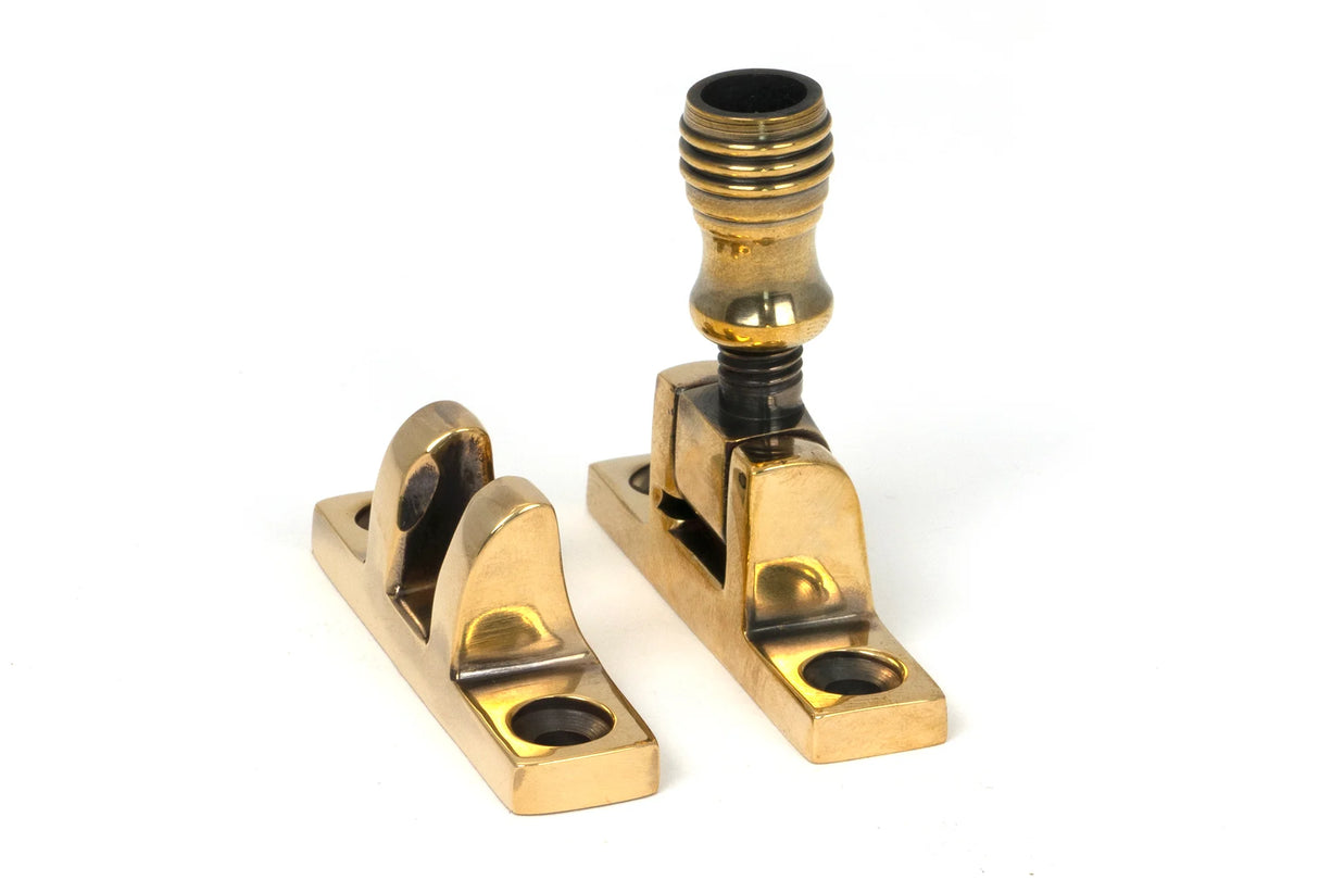 From The Anvil - Aged Brass Prestbury Brighton Fastener - Narrow (Square)