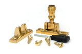 From The Anvil - Polished Brass Prestbury Brighton Fastener - Narrow (Square)