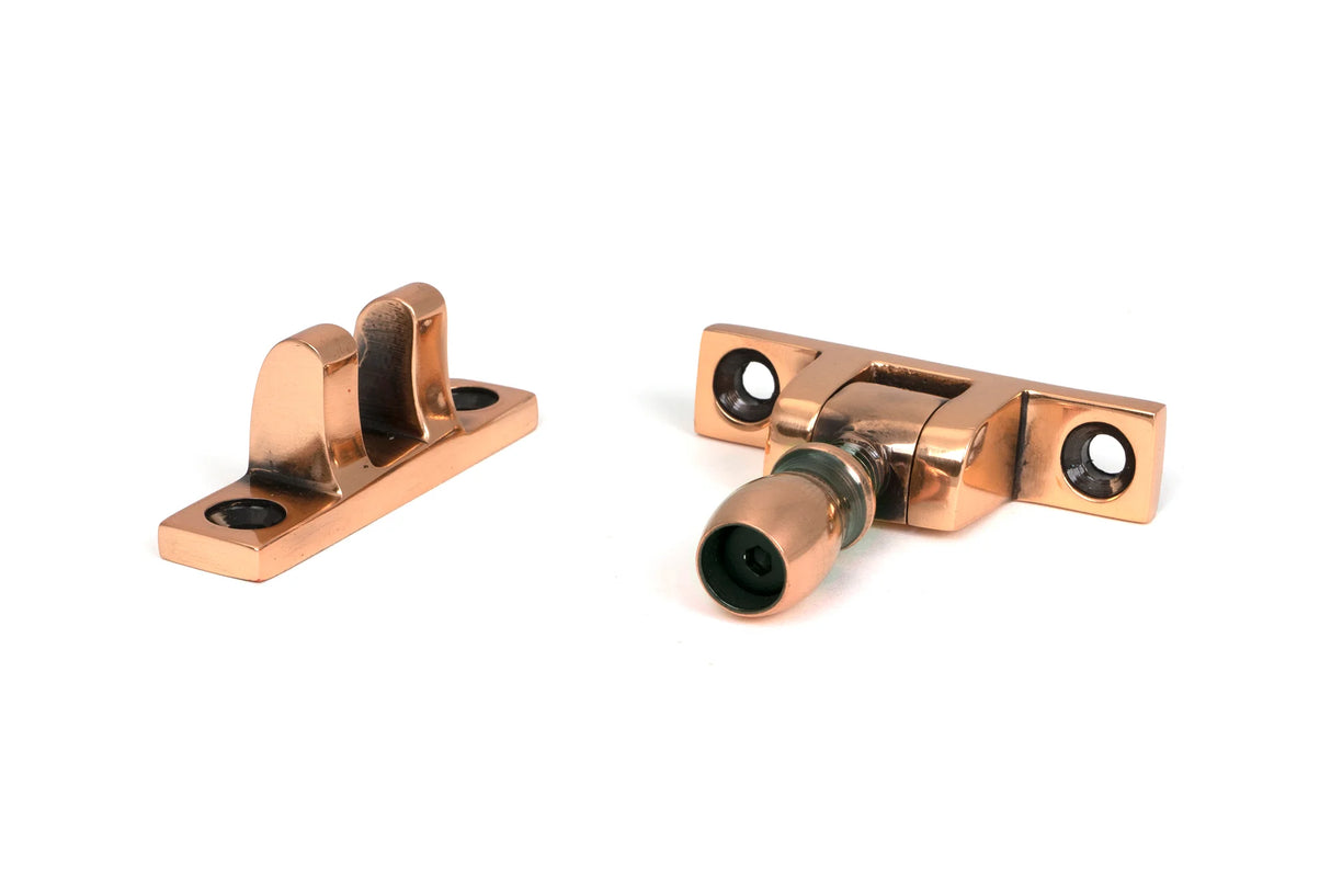 From The Anvil - Polished Bronze Mushroom Brighton Fastener - Narrow (Square)