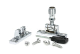 From The Anvil - Polished Chrome Beehive Brighton Fastener - Narrow (Square)