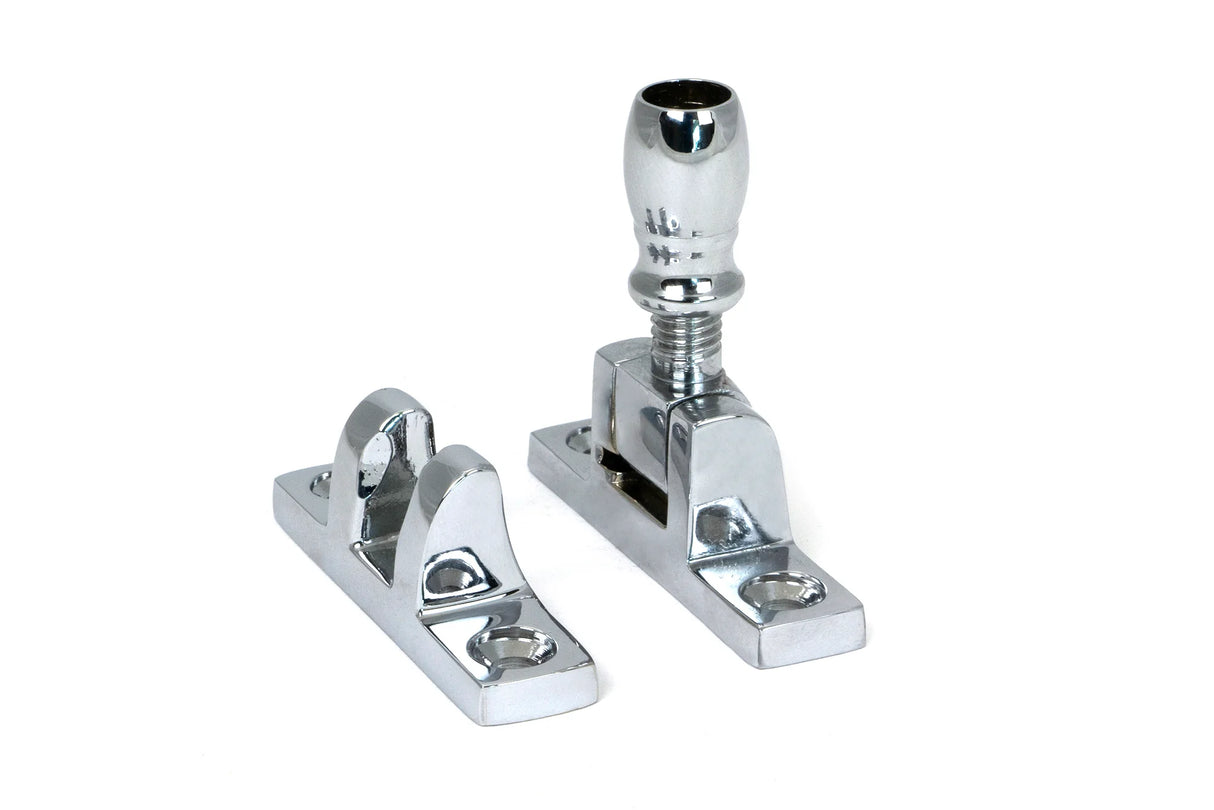 From The Anvil - Polished Chrome Mushroom Brighton Fastener - Narrow (Square)