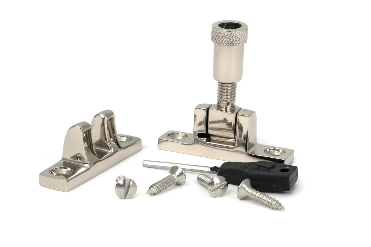 From The Anvil - Polished Nickel Brompton Brighton Fastener - Narrow (Square)