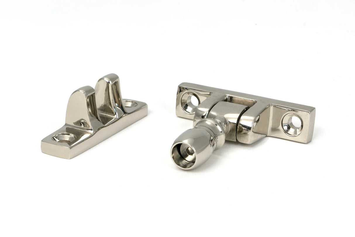 From The Anvil - Polished Nickel Mushroom Brighton Fastener - Narrow (Square)