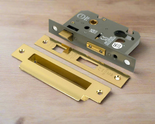 From The Anvil Euro Profile Sash Lock Polished Brass Sku 51375