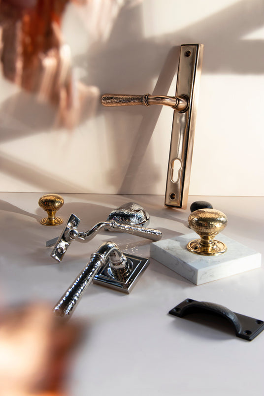 From The Anvil Hammered Collection in different finishes