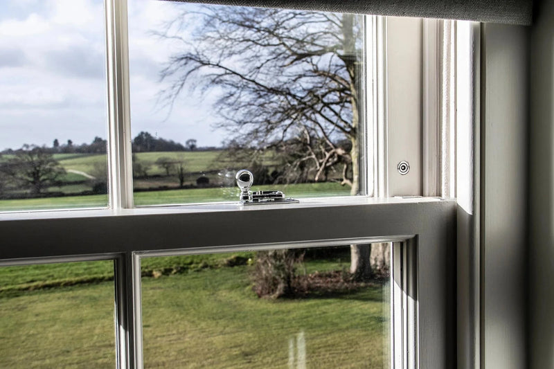From The Anvil Key-Flush Sash Stop Polished Chrome Sku 90272