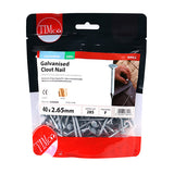 This is an image of Timco - Clout Nails - Galvanised 40 x 2.65mm (0.5 Kg TIMbag) GCN40MB