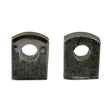 This is an image of Timco - Gate Eyes to Weld - Self Coloured 16mm (2 Pieces Plain Bag) GEW16S