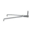 This is an image of Timco - Gate Hooks To Build - Double Brick - Hot Dipped Galvanised 12mm (1 Pairs Plain Bag) GHBDB12G