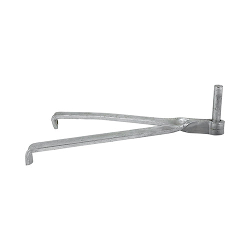 This is an image of Timco - Gate Hooks To Build - Double Brick - Hot Dipped Galvanised 19mm (1 Pairs Plain Bag) GHBDB19G