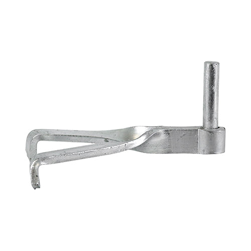 This is an image of Timco - Gate Hooks To Build - Single Brick - Hot Dipped Galvanised 19mm (1 Pairs Plain Bag) GHBSB19G