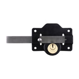 This is an image of Timco - Throw Locks - Double - Black 50mm (1 Each Box) GLD50