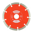 This is an image of Timco - Premium Diamond Blade Segmented 125 x 22.2 (1 Each Box) GPE125222