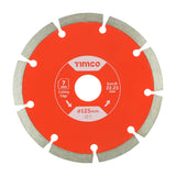 This is an image of Timco - Premium Diamond Blade Segmented 125 x 22.2 (1 Each Box) GPE125222