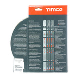 This is an image of Timco - General Purpose Diamond Blade - Segmented 230 x 22.2 (1 Each Box) GPE230222