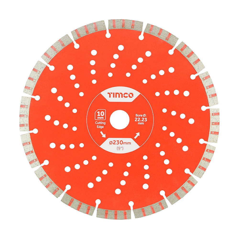 Timco - Trade Diamond Blade - Segmented 230 x 22.2 (1 Each Box) GPL230222