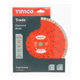 This is an image of Timco - Trade Diamond Blade - Segmented 230 x 22.2 (1 Each Box) GPL230222