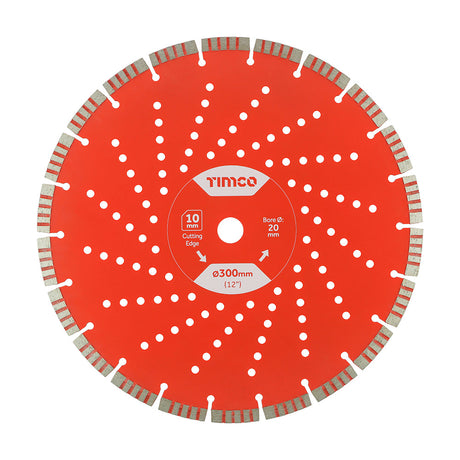 This is an image of Timco - Trade Diamond Blade - Segmented 300 x 20.0 (1 Each Box) GPL30020