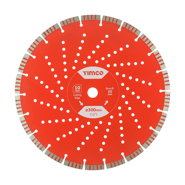 This is an image of Timco - Trade Diamond Blade - Segmented 300 x 20.0 (1 Each Box) GPL30020