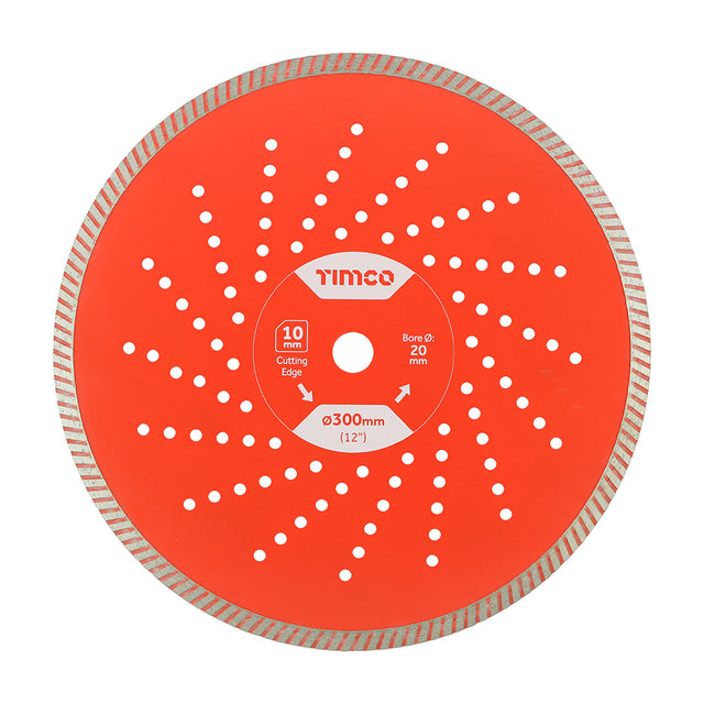 This is an image of Timco - Trade Diamond Blade - Continuous 300 x 20.0 (1 Each Box) GPLC30020